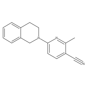6-(3,4-Dihydroisoquinolin-2(1H)-yl)-2-methylnicotinonitrile Structure