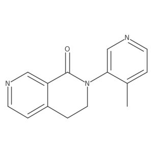 2-(4-methylpyridin-3-yl)-3,4-dihydro-2,7-naphthyridin-1(2H)-one结构式