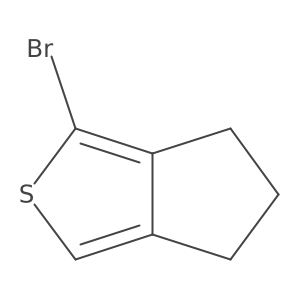 1-bromo-4H,5H,6H-cyclopenta[c]thiophene Structure