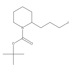 tert-Butyl 2-(3-iodopropyl)piperidine-1-carboxylate Structure