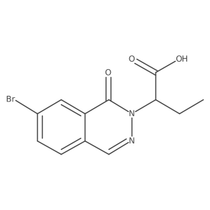 2-(7-Bromo-1-oxophthalazin-2(1H)-yl)butanoic acid Structure