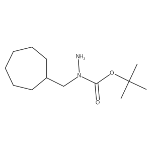 tert-butyl N-amino-N-(cycloheptylmethyl)carbamate Structure
