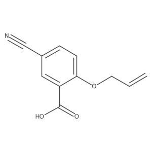 5-Cyano-2-prop-2-enoxybenzoic acid Structure