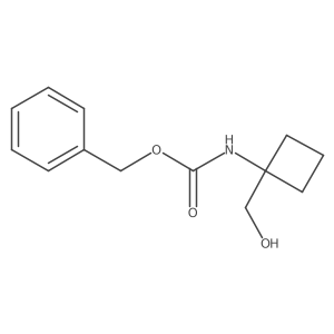 benzyl N-[1-(hydroxymethyl)cyclobutyl]carbamate结构式