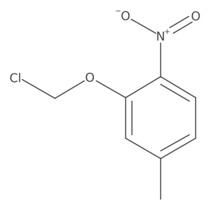 2-(Chloromethoxy)-4-methyl-1-nitrobenzene Structure