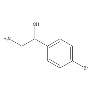 (1R)-2-amino-1-(4-bromophenyl)ethan-1-ol结构式
