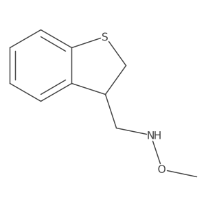 [(2,3-Dihydro-1-benzothiophen-3-yl)methyl](methoxy)amine Structure