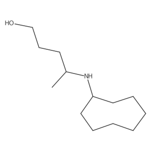 4-(Cyclooctylamino)pentan-1-ol Structure