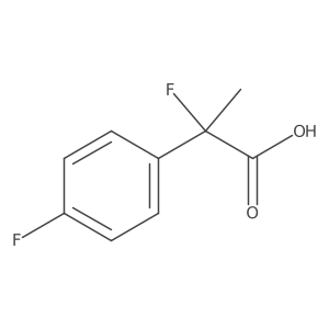 2-Fluoro-2-(4-fluorophenyl)propanoic acid Structure