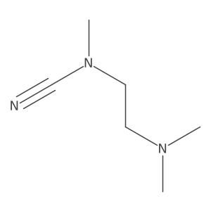 (2-[Cyano(methyl)amino]ethyl)dimethylamine Structure