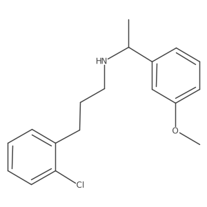 (S)-3-(2-CHlorophenyl)-N-(1-(3-methoxyphenyl)ethyl)propan-1-amine结构式