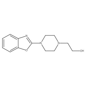 2-[4-(2-Hydoxyethyl)-1-piperazinyl]benzoxazole结构式
