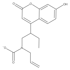 N-[2-(7-hydroxy-2-oxochromen-4-yl)butyl]-N-prop-2-enylcarbamate结构式