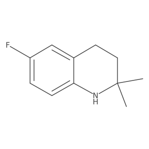 6-Fluoro-2,2-dimethyl-1,2,3,4-tetrahydroquinoline Structure