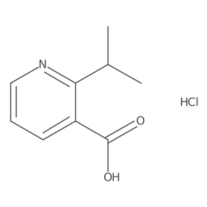 2-Isopropylnicotinic acid hydrochloride结构式