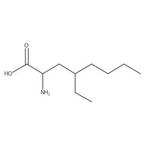 (2S)-2-amino-4-ethyloctanoic acid Structure