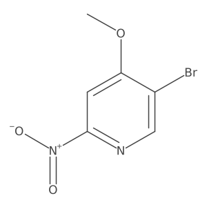 5-Bromo-4-methoxy-2-nitropyridine Structure