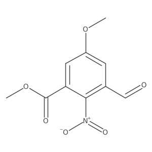 Methyl 3-formyl-5-methoxy-2-nitrobenzoate Structure