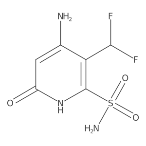 4-amino-3-(difluoromethyl)-6-oxo-1H-pyridine-2-sulfonamide结构式