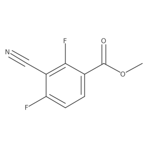 Methyl 3-cyano-2,4-difluorobenzoate Structure