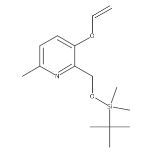 Tert-butyl-[(3-ethenoxy-6-methylpyridin-2-yl)methoxy]-dimethylsilane结构式