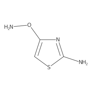 4-(Aminooxy)-1,3-thiazol-2-amine结构式