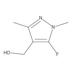(5-fluoro-1,3-dimethyl-1H-pyrazol-4-yl)methanol结构式