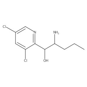 2-Pyridinemethanol, I+/--(1-aminobutyl)-3,5-dichloro-结构式