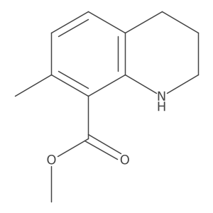 Methyl 7-methyl-1,2,3,4-tetrahydroquinoline-8-carboxylate Structure