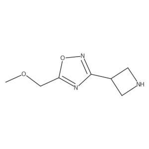 3-(Azetidin-3-yl)-5-(methoxymethyl)-1,2,4-oxadiazole Structure