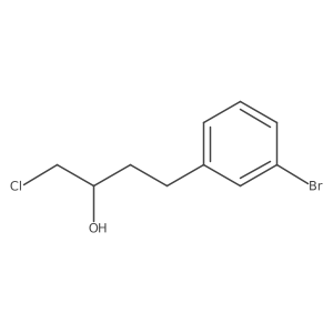 4-(3-Bromophenyl)-1-chlorobutan-2-ol Structure