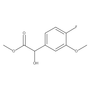 Methyl 2-(4-fluoro-3-methoxyphenyl)-2-hydroxyacetate Structure