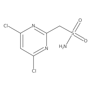 (4,6-Dichloropyrimidin-2-yl)methanesulfonamide Structure