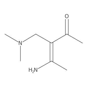 3-Penten-2-one, 4-amino-3-[(dimethylamino)methyl]- Structure
