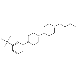 1-[1-(2-Methoxyethyl)piperidin-4-yl]-4-[6-(trifluoromethyl)pyridin-2-yl]piperazine结构式
