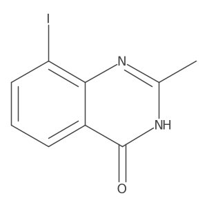 8-Iodo-2-methyl-3H-quinazolin-4-one结构式