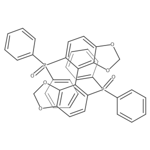 (S)-[4,4'-Bibenzo[d][1,3]dioxole]-5,5'-diylbis(diphenylphosphine oxide) Structure