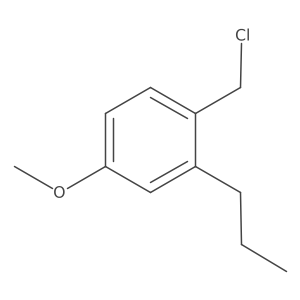 1-(Chloromethyl)-4-methoxy-2-propylbenzene Structure