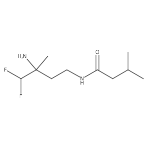 N-(3-amino-4,4-difluoro-3-methylbutyl)-3-methylbutanamide Structure