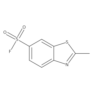 2-Methyl-1,3-benzothiazole-6-sulfonyl fluoride结构式
