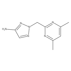 2-[(4,6-dimethylpyrimidin-2-yl)methyl]-2H-1,2,3-triazol-4-amine Structure