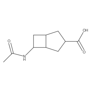 6-Acetamidobicyclo[3.2.0]heptane-3-carboxylic acid Structure