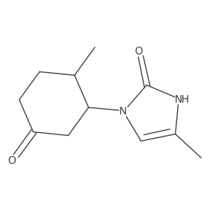 3-(2-hydroxy-4-methyl-1H-imidazol-1-yl)-4-methylcyclohexan-1-one Structure