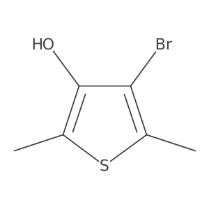 4-Bromo-2,5-dimethylthiophen-3-ol结构式