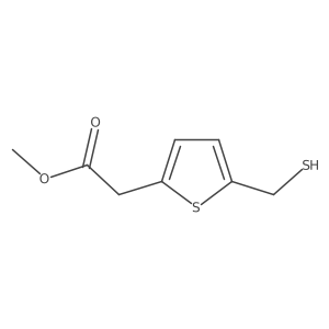 Methyl 2-[5-(sulfanylmethyl)thiophen-2-yl]acetate Structure