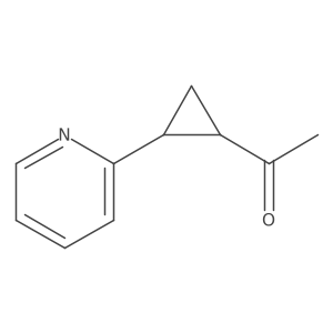 1-[(1R,2R)-2-Pyridin-2-ylcyclopropyl]ethanone Structure