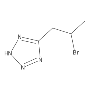 5-(2-bromopropyl)-1H-1,2,3,4-tetrazole Structure