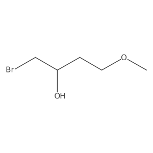 1-Bromo-4-methoxybutan-2-ol Structure