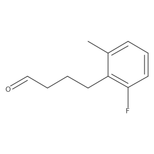 4-(2-Fluoro-6-methylphenyl)butanal Structure
