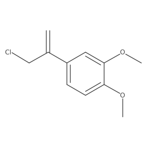 4-(3-Chloroprop-1-en-2-yl)-1,2-dimethoxybenzene结构式